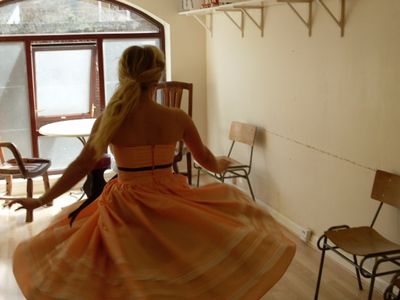 Sophie Isaacs (Toffee) gives us a twirl in her prom dress! Photo
