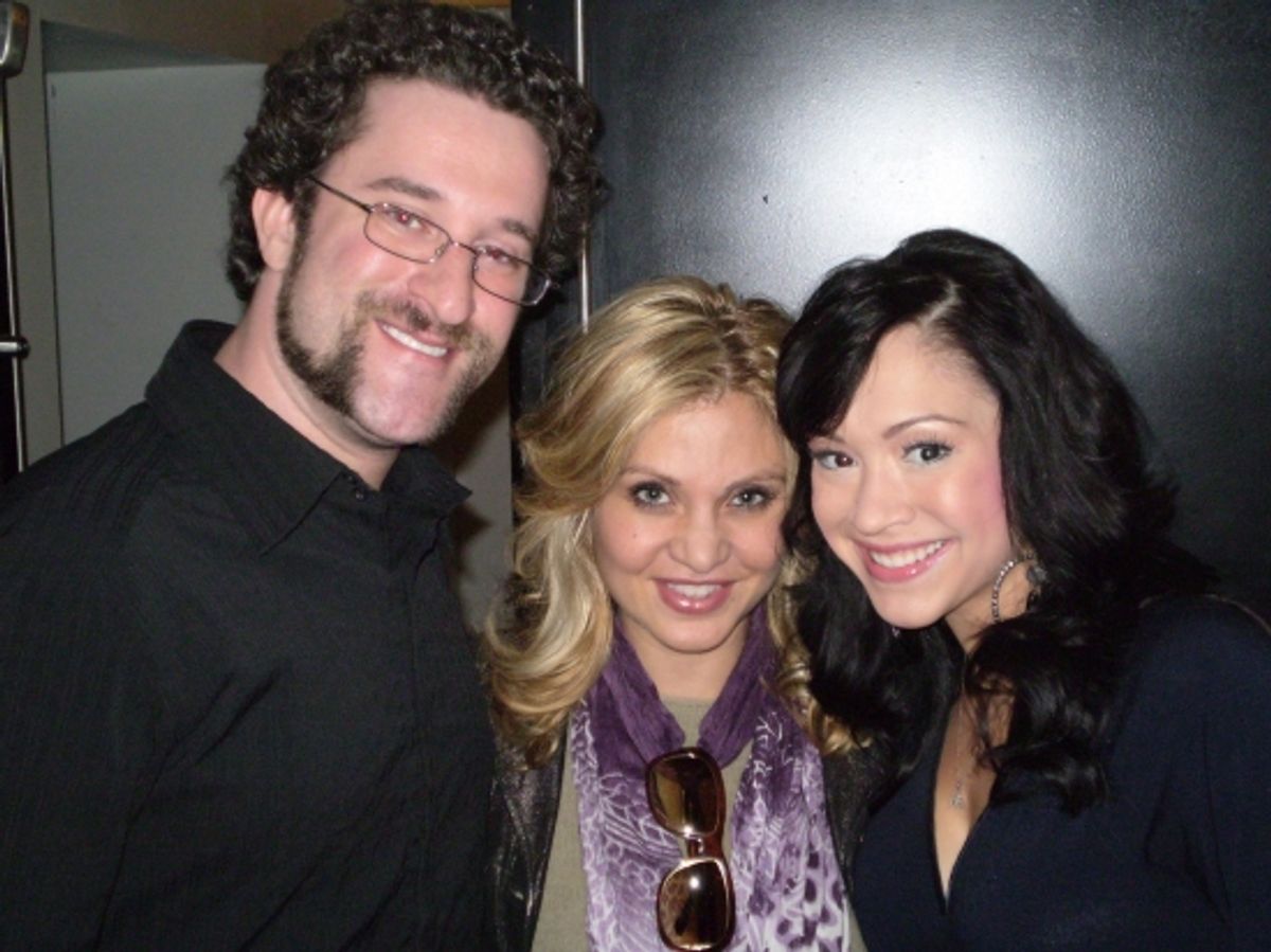 Dustin Diamond, Orfeh and Diana DeGarmo at 