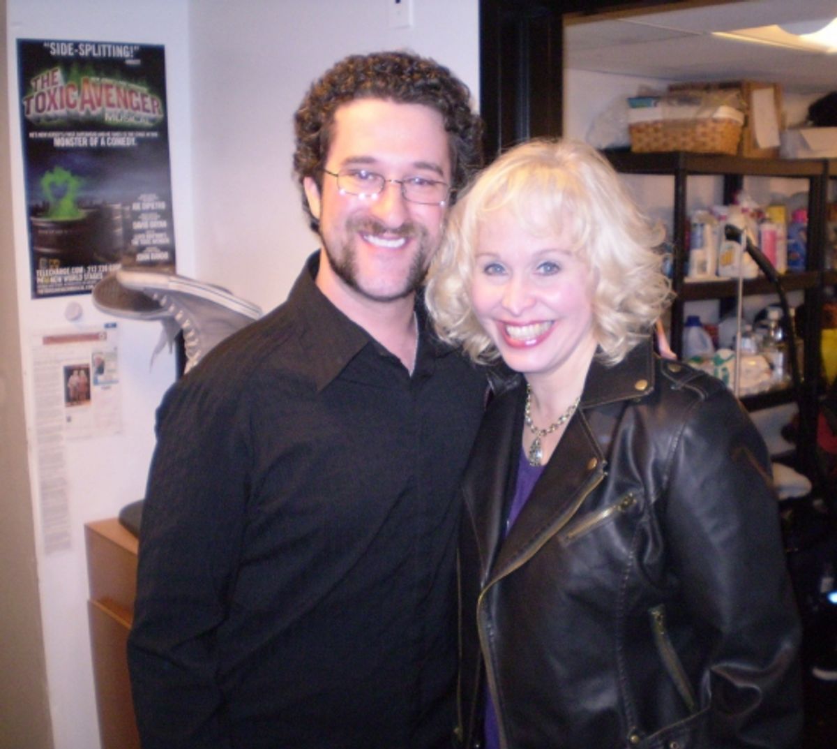 Dustin Diamond and  Nancy Opel at 