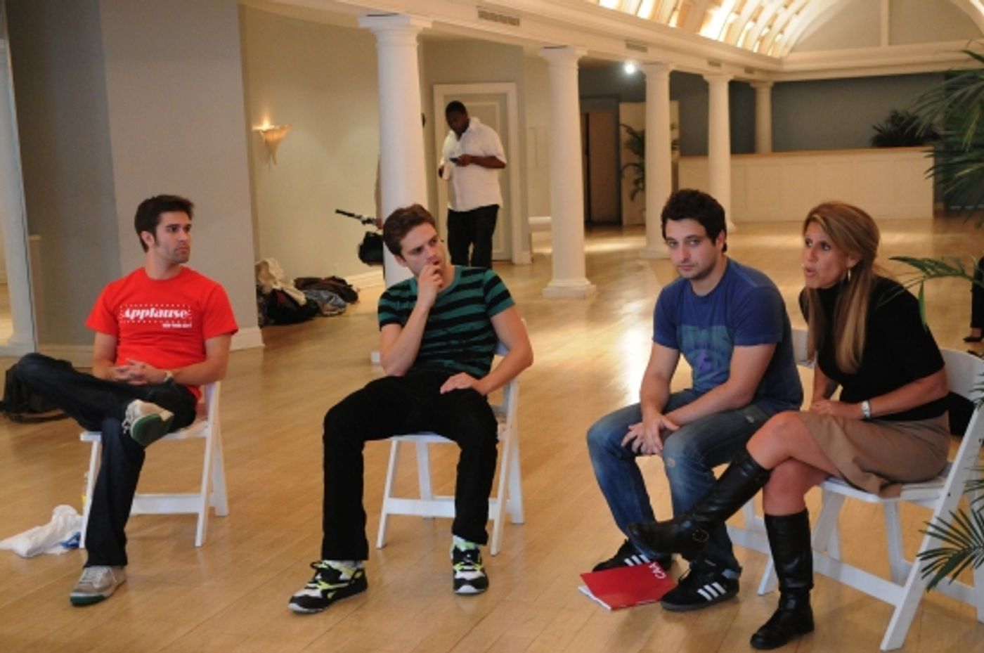 Photo Coverage: Gossip Girl's Sebastian Stan Visits Applause NYC Photo Coverage: Gossip Girl's Sebastian Stan Visits Applause NYC Image