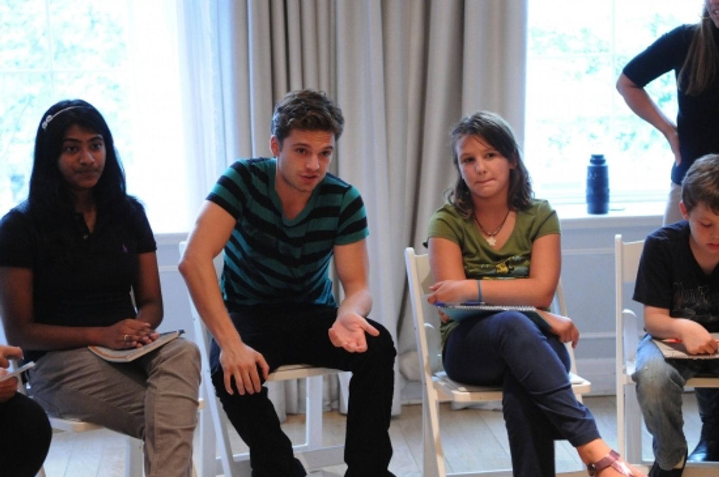 Photo Coverage: Gossip Girl's Sebastian Stan Visits Applause NYC  Image