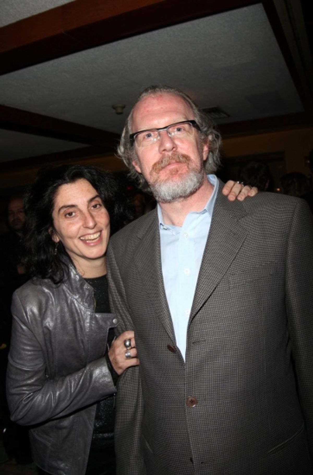 Tina Landau and Tracy Letts at 