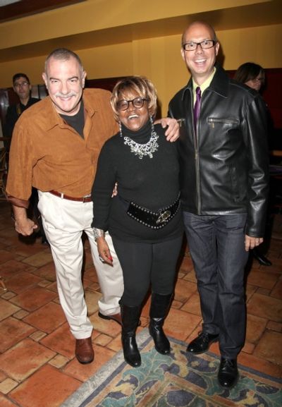 Broadway Beat's Bradshaw, Richie Ridge with Irene Gandy Photo