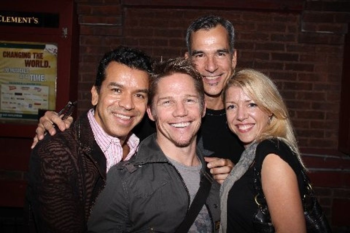 Sergio Trujillo, Jack Noseworthy, Jerry Mitchell and Kelly Devine at 