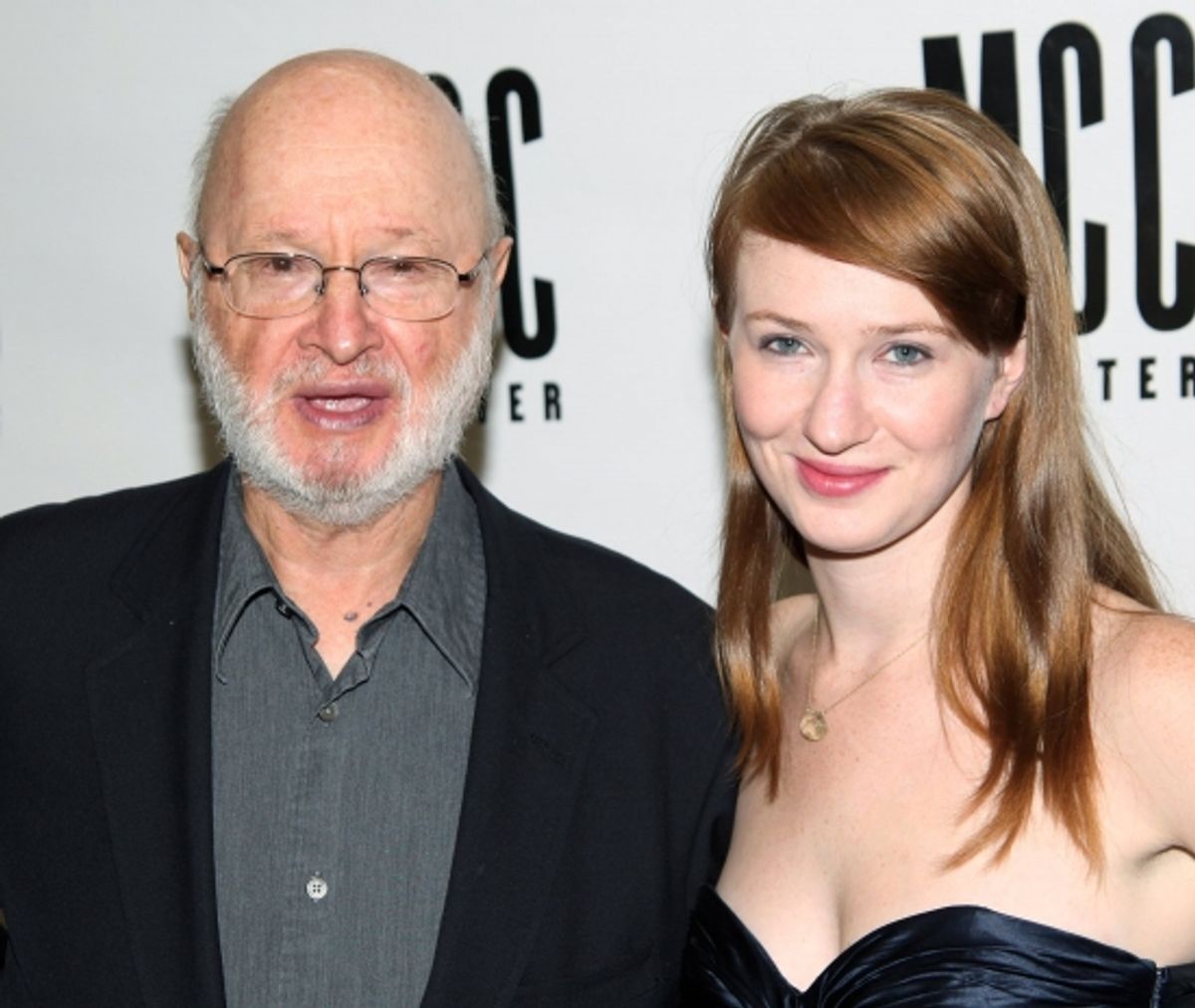Jules Feiffer and Halley Feiffer at 