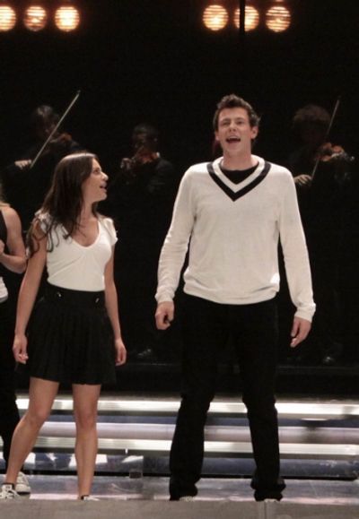 Lea Michele and Cory Monteith Photo