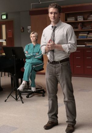 Jane Lynch and Matthew Morrison Photo
