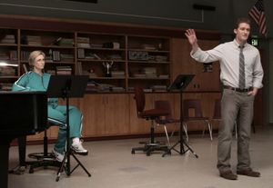 Jane Lynch and Matthew Morrison Photo