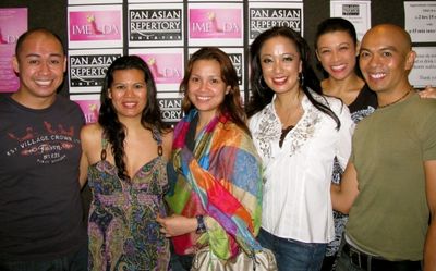 Brian Jose, Liz Casasola, Lea Salonga, Jaygee Macapugay, Angelica-Lee Aspiras and Mel Photo