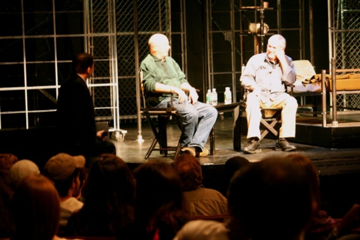 Terrence McNally and John Kander at John Kander and Terrence McNally Pre-show Discussion at NYU's 'SPIDER WOMAN'
