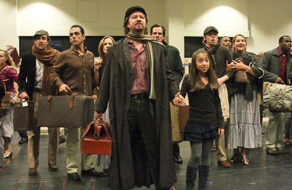 Robert Petkoff, Sarah Rosenthal and the cast Photo