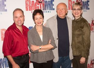 James Moore, Stephen Flaherty, Lynn Ahrens, Terrence McNally and Marcia Milgrom Dodge Photo