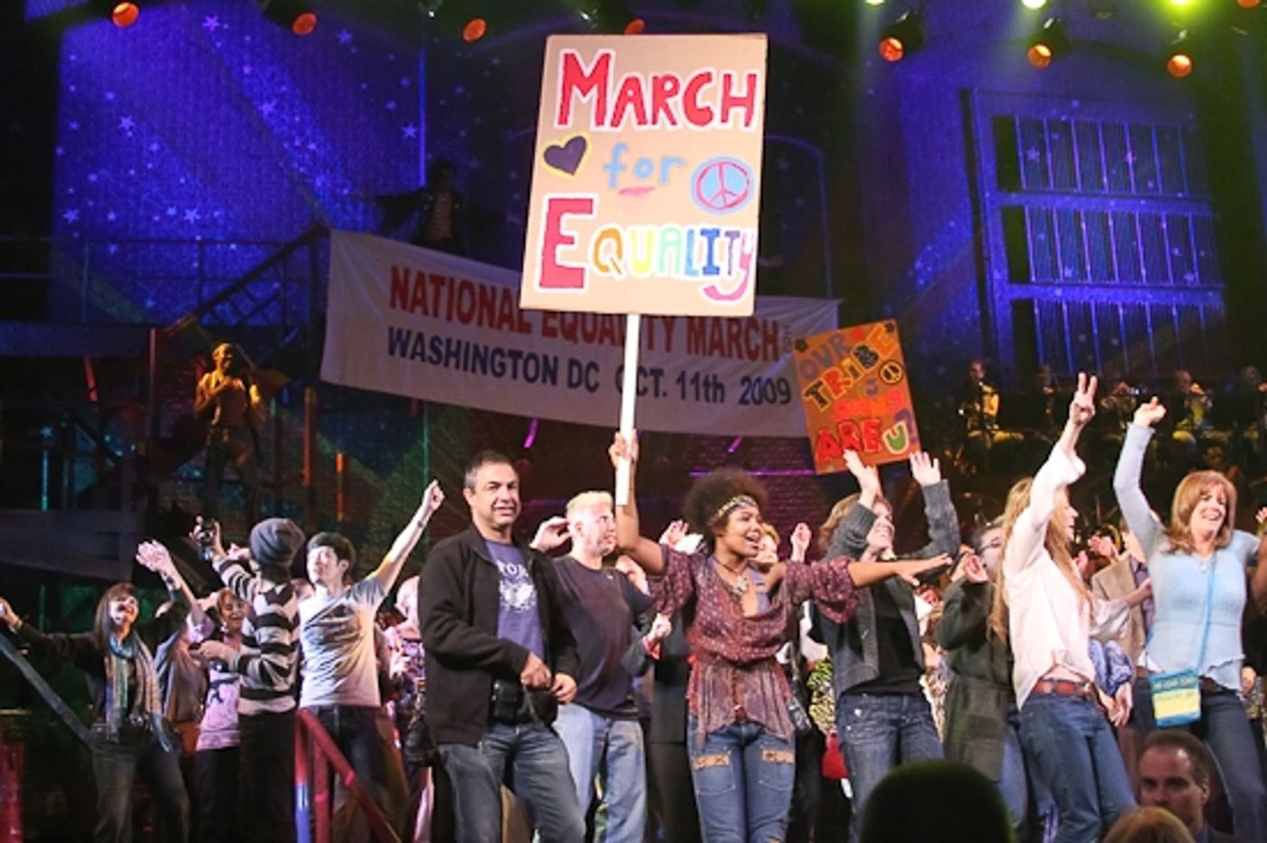 Photo Coverage: HAIR's Special Finale to Honor the Upcoming National Equality March  Image