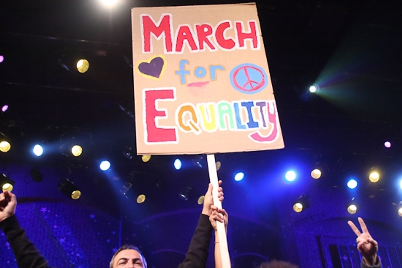 Photo Coverage: HAIR's Special Finale to Honor the Upcoming National Equality March  Image