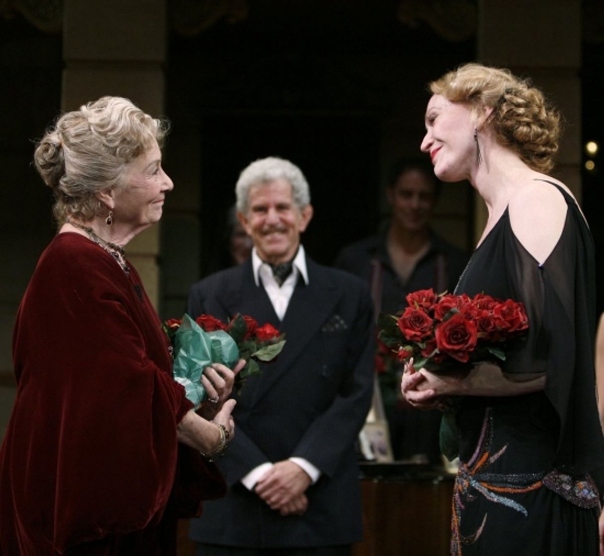 Rosemary Harris , Tony Roberts and Jan Maxwell at 