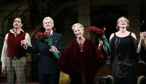 Reg Rogers, Tony Roberts, Rosemary Harris and Jan Maxwell Photo