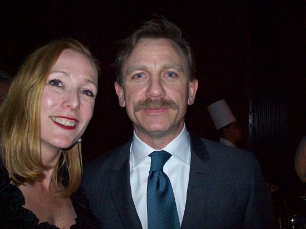 Cynthia Frahm and Daniel Craig at 
