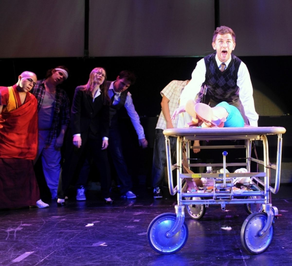 Daniel Reichard and Cast at 