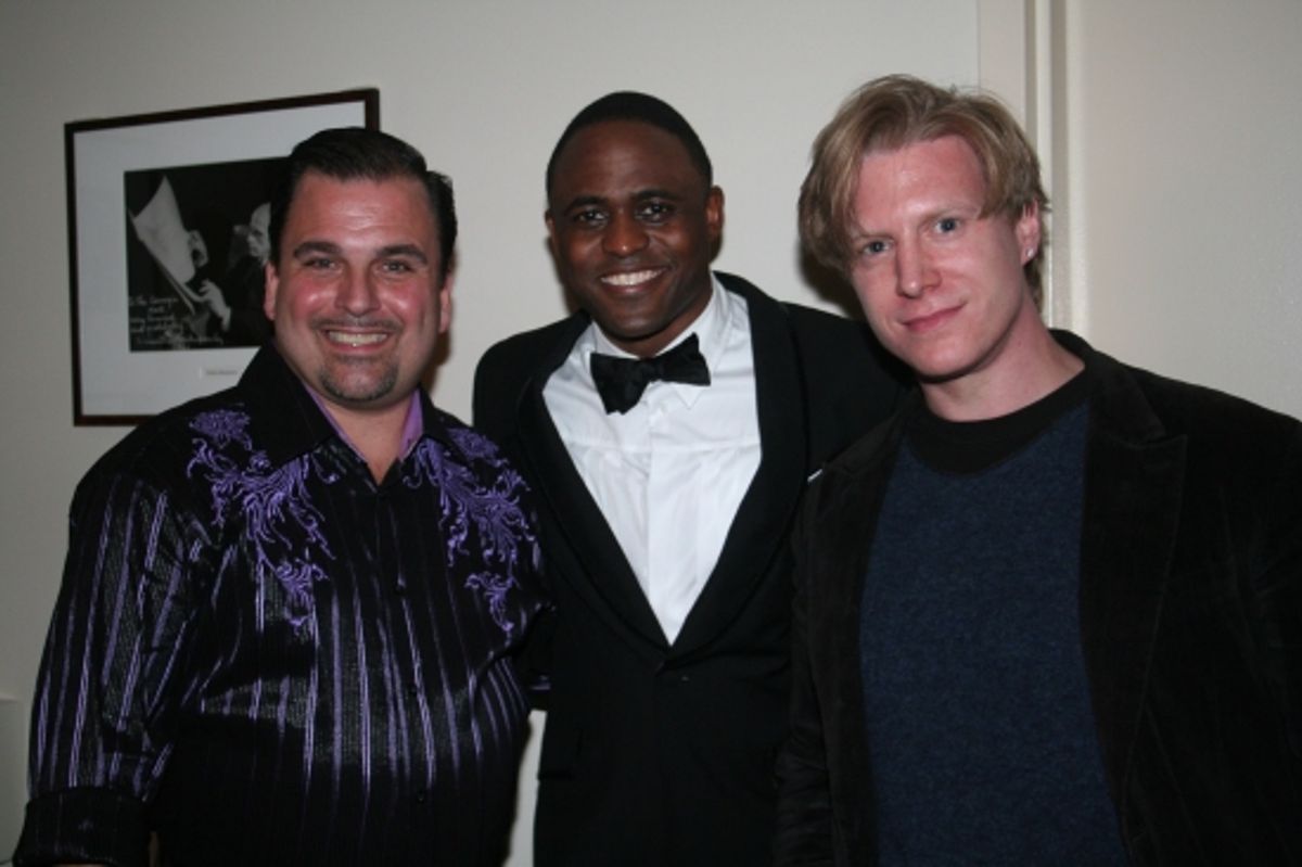 David Sabella-Mills, Wayne Brady and Patrick Michael Wickham at 
