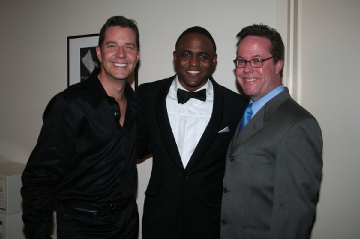 Steven Reineke, Wayne Brady and Dan Dutcher at Wayne Brady Performs with The New York Pops