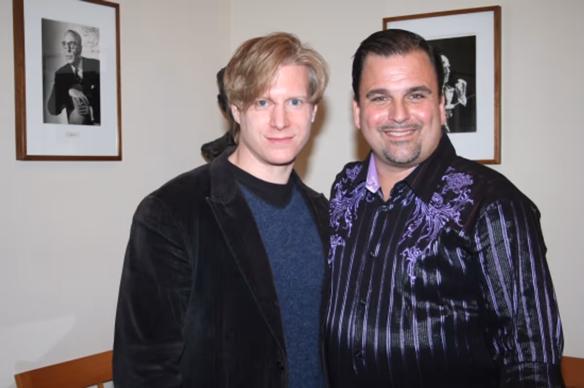 Patrick Michael Wickham and David Sabella-Miles at Wayne Brady Performs with The New York Pops