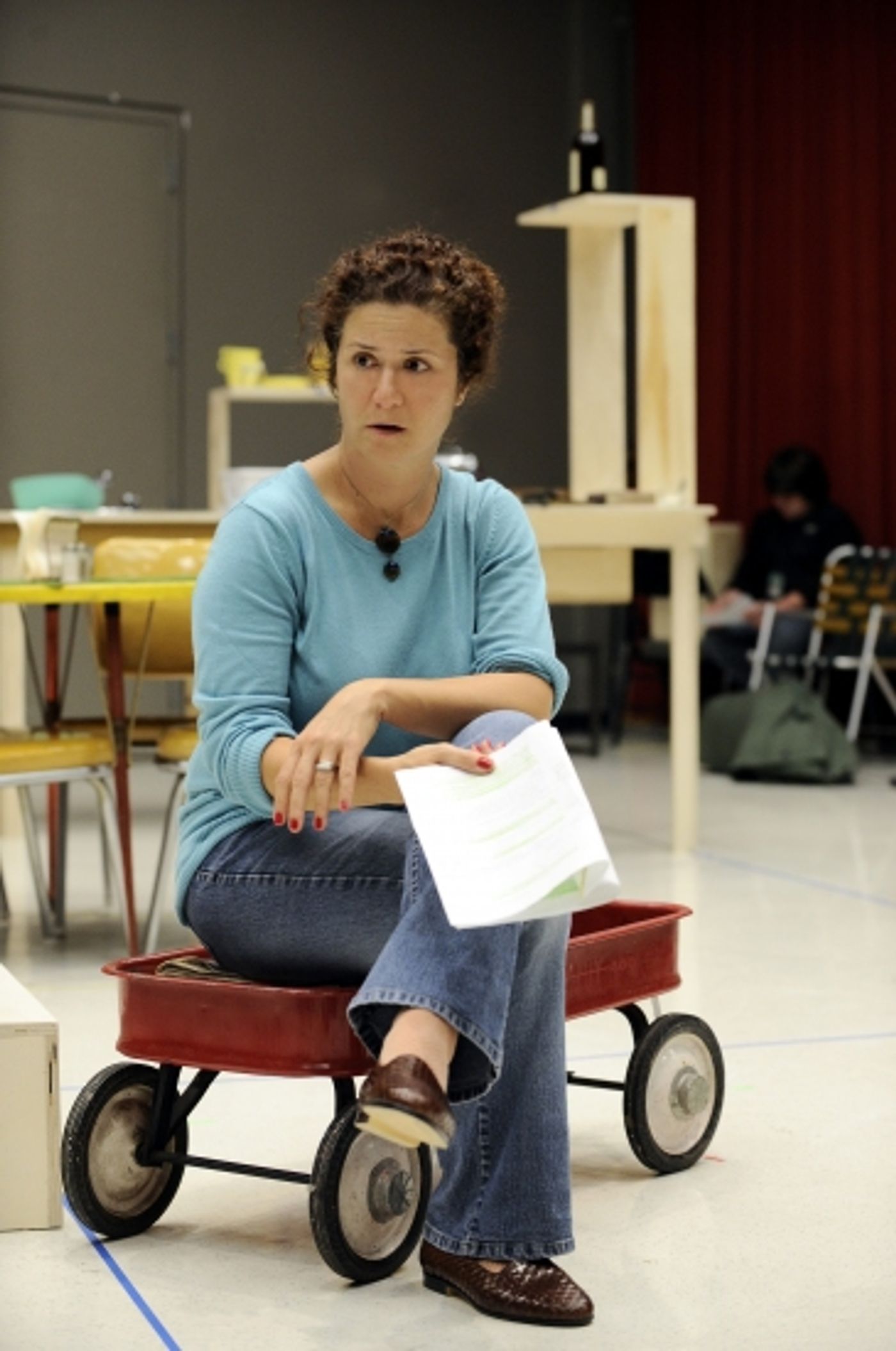 Photo Flash: Goodman Theatre's HIGH HOLIDAYS Rehearsals  Image