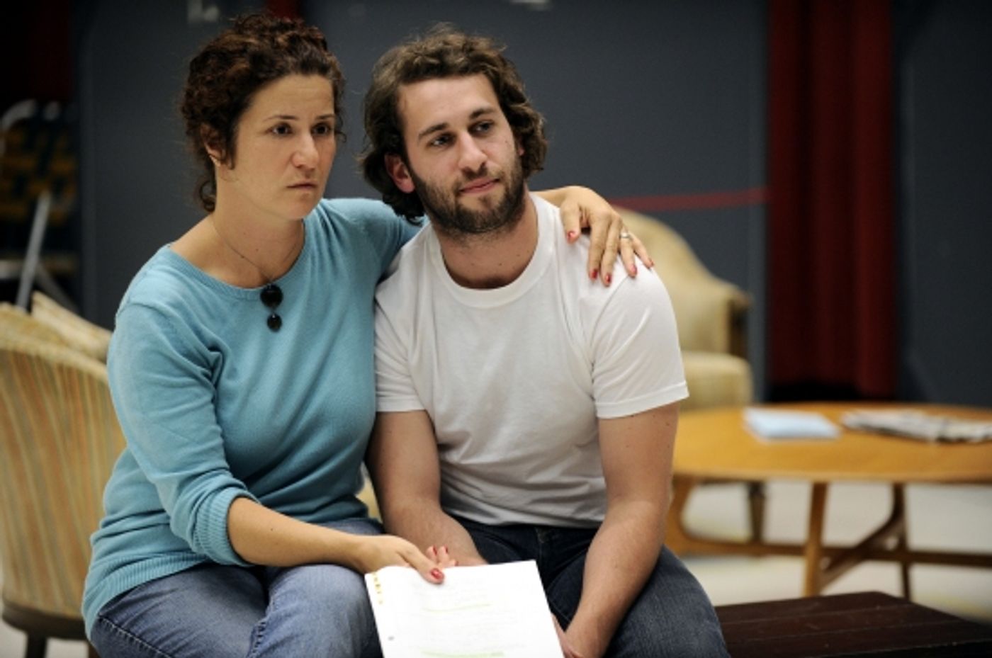 Photo Flash: Goodman Theatre's HIGH HOLIDAYS Rehearsals  Image