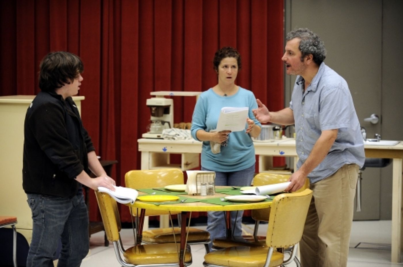 Photo Flash: Goodman Theatre's HIGH HOLIDAYS Rehearsals  Image