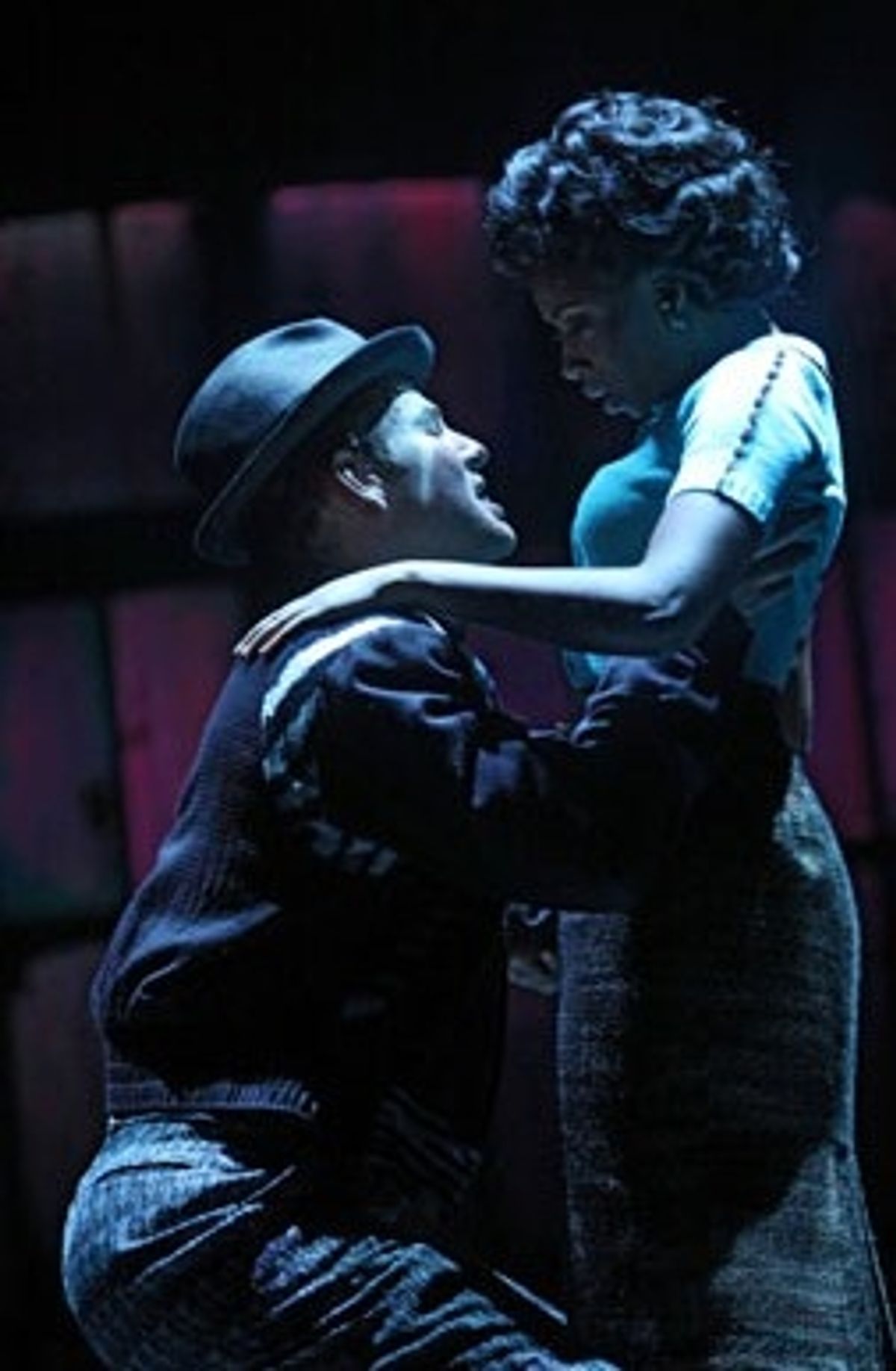 Chad Kimball and Montego Glover at 