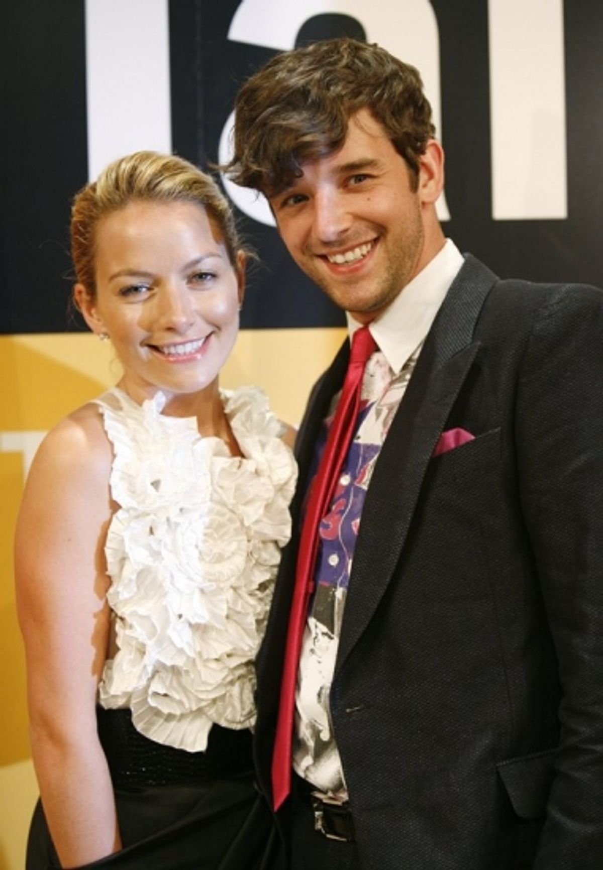 Becki Newton and Michael Urie at 
