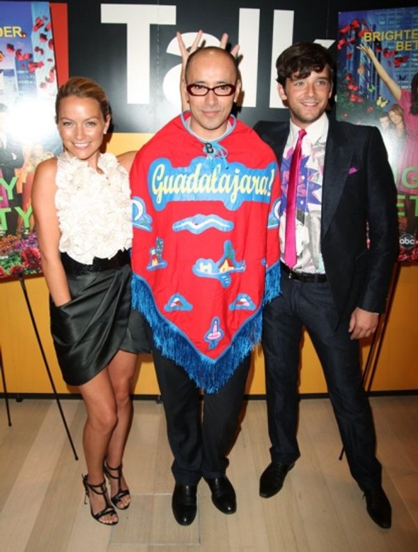 Becki Newton, Horacio Silva and Michael Urie Photo