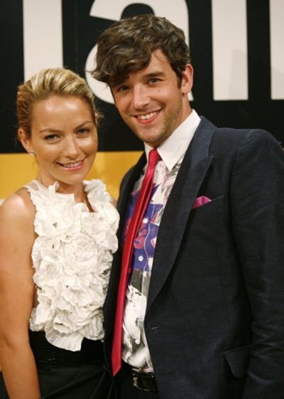 Becki Newton and Michael Urie Photo