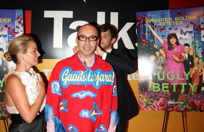 Becki Newton, Horacio Silva and Michael Urie Photo