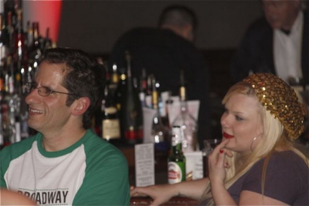 Seth Rodetsky and Carly Ozard at Miranda Sings Plays 'Broadway At Birdland,' 10/12
