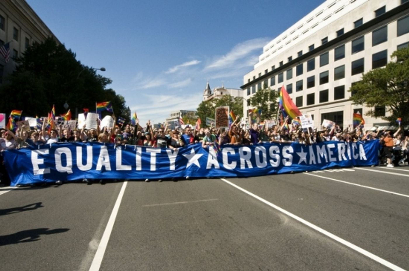 Photo Coverage: The National Equality March and Rally in Washington, D.C.  Image