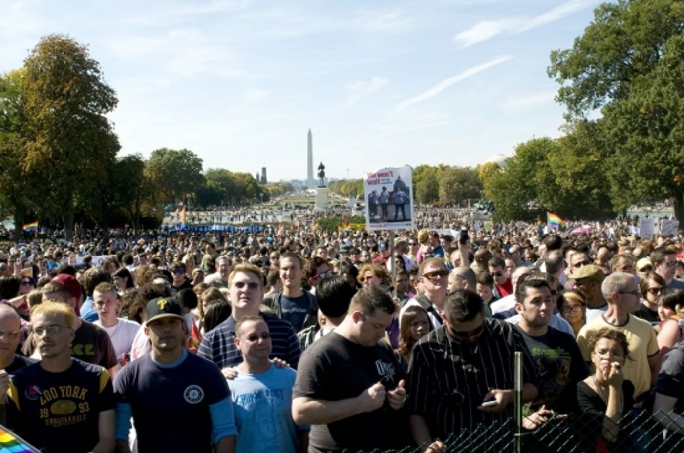 Photo Coverage: The National Equality March and Rally in Washington, D.C.  Image