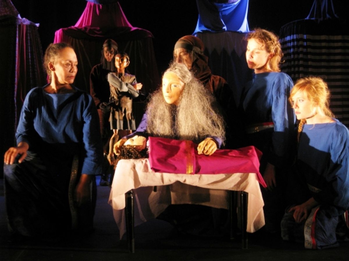 La Vonda Elam and Cast at The Traveling Players Present THE WOMEN OF TROY 10/8-10/25