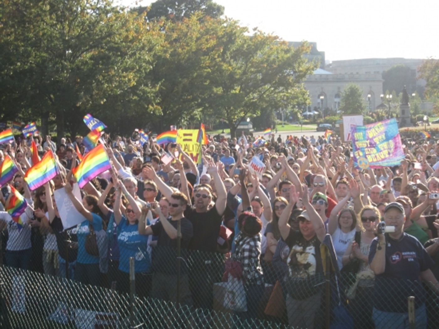 Photo Flash: HAIR at the National Equality March in Washington, D.C. Photo Flash: HAIR at the National Equality March in Washington, D.C. Image