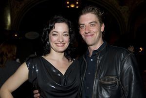 Laura Michelle Kelly and Christian Borle @ BroadwayWorld Laura Michelle Kelly and Christian Borle Photo