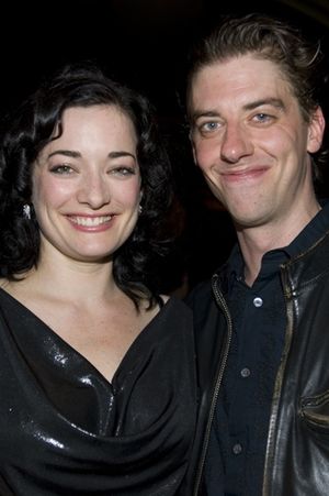 Laura Michelle Kelly and Christian Borle @ BroadwayWorld Laura Michelle Kelly and Christian Borle Photo