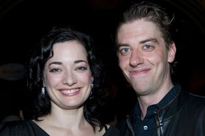 Laura Michelle Kelly and Christian Borle Photo