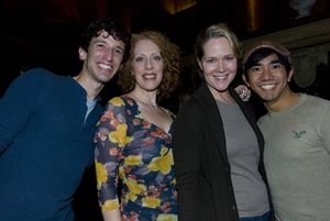 Dennis Moench, Ruth Gottschall, Rebecca Luker and Aaron J. Albano Photo