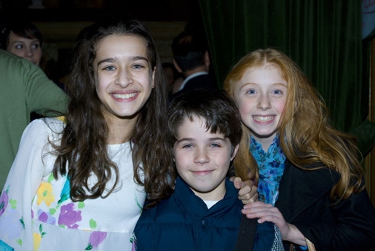 Alexandra Berro, Jeremiah Kissane and Juliette Allen Angelo at 