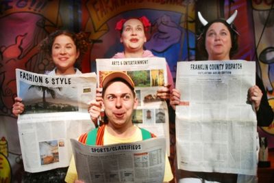 Nathaniel Niemi, Amanda Link, Elizabeth Dowling, and Heather Currie Photo