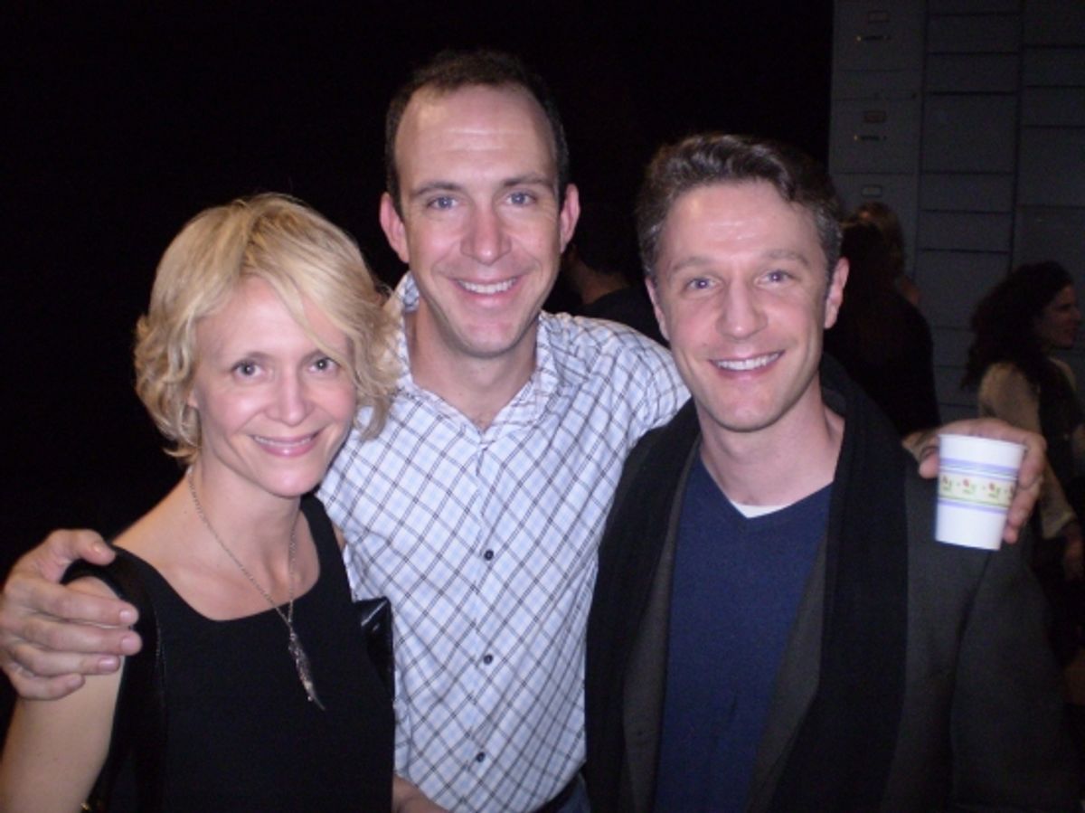 Gina Nagy Burns, Christopher Burns and Daniel Harray at 