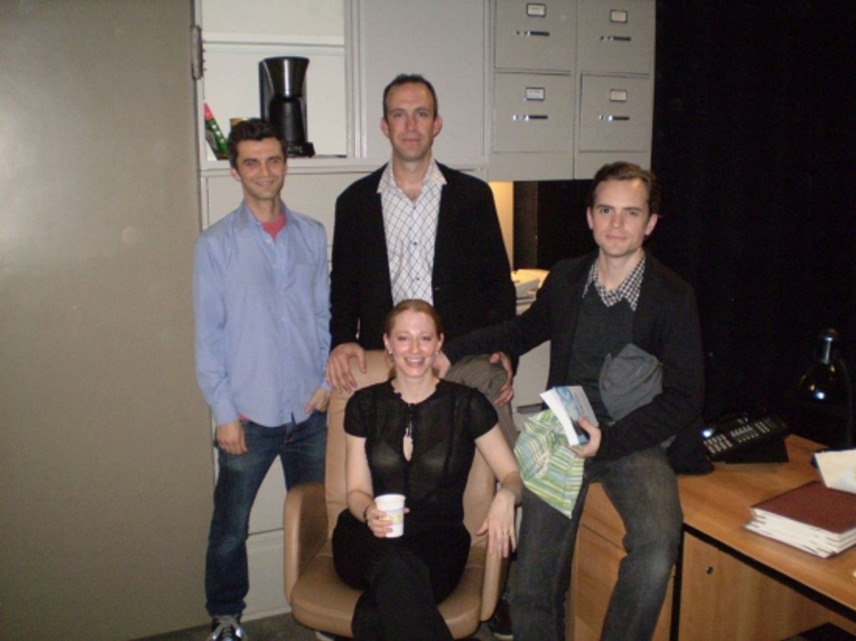 Michael Crane, Josie Whittlesey, Christopher Burns and David Jenkins at 