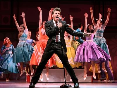 Nolan Gerard Funk and Bye Bye Birdie Cast Members Photo