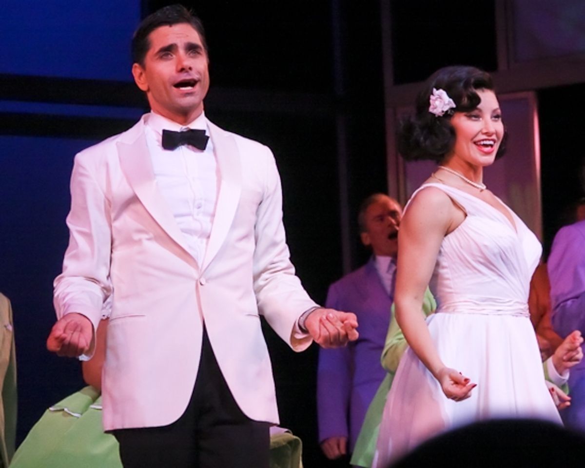 John Stamos and Gina Gershon at 