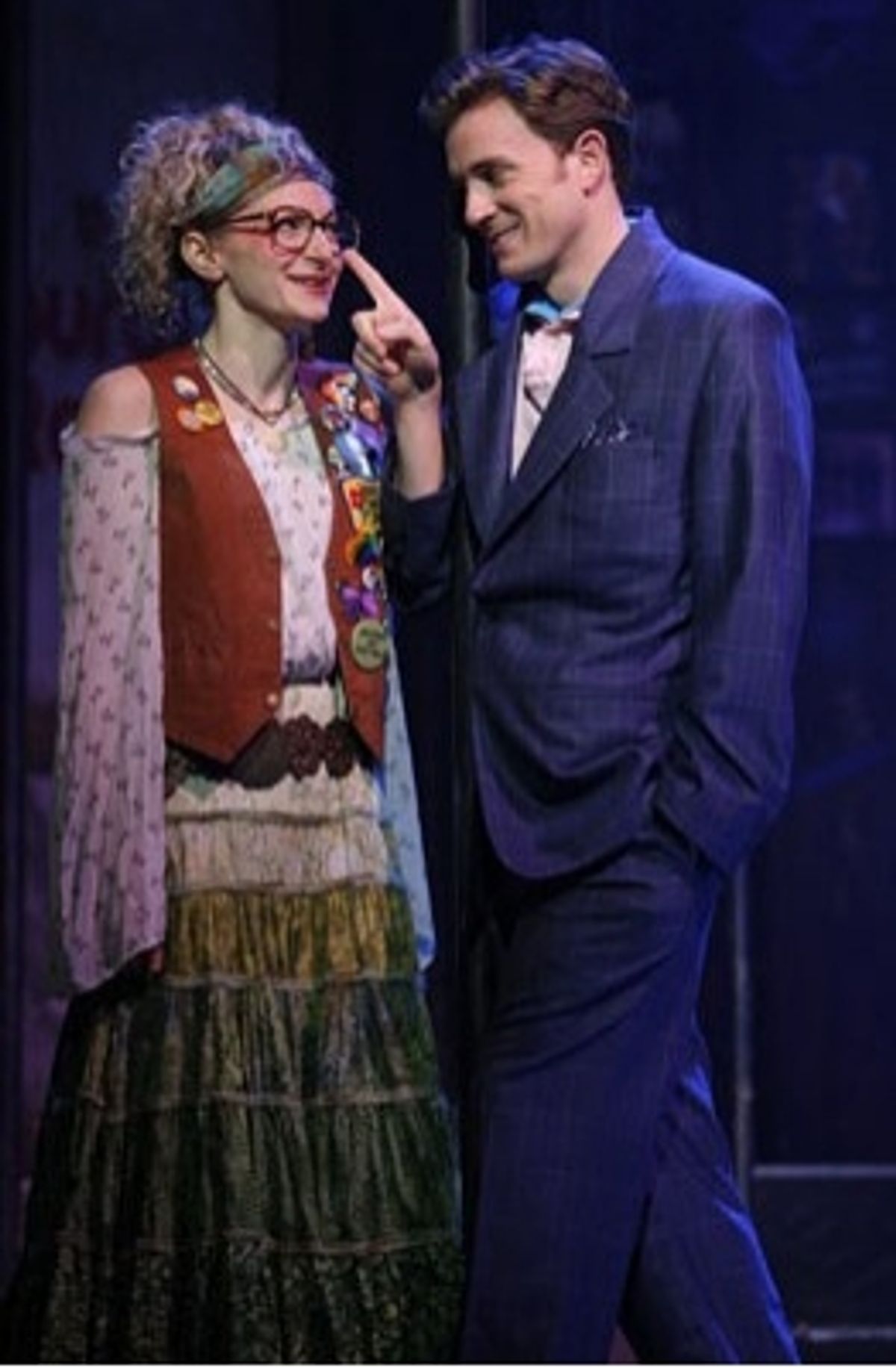 Lauren Molina and Tom Lenk at 