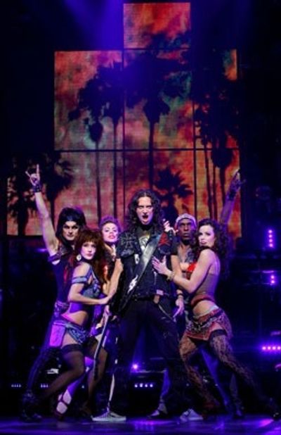 Constantine Maroulis and the ROCK OF AGES ensemble Photo